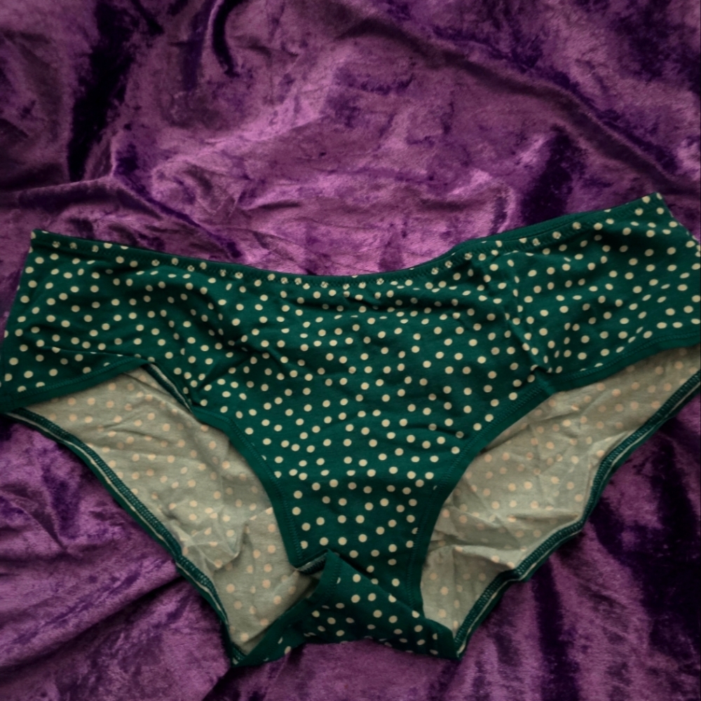 NWT Green Polka Dot Victoria's Secret panties